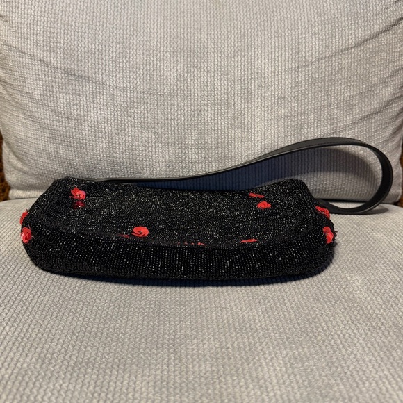 STAUD Timmy Floral Beaded Shoulder Bag - Picture 7 of 11